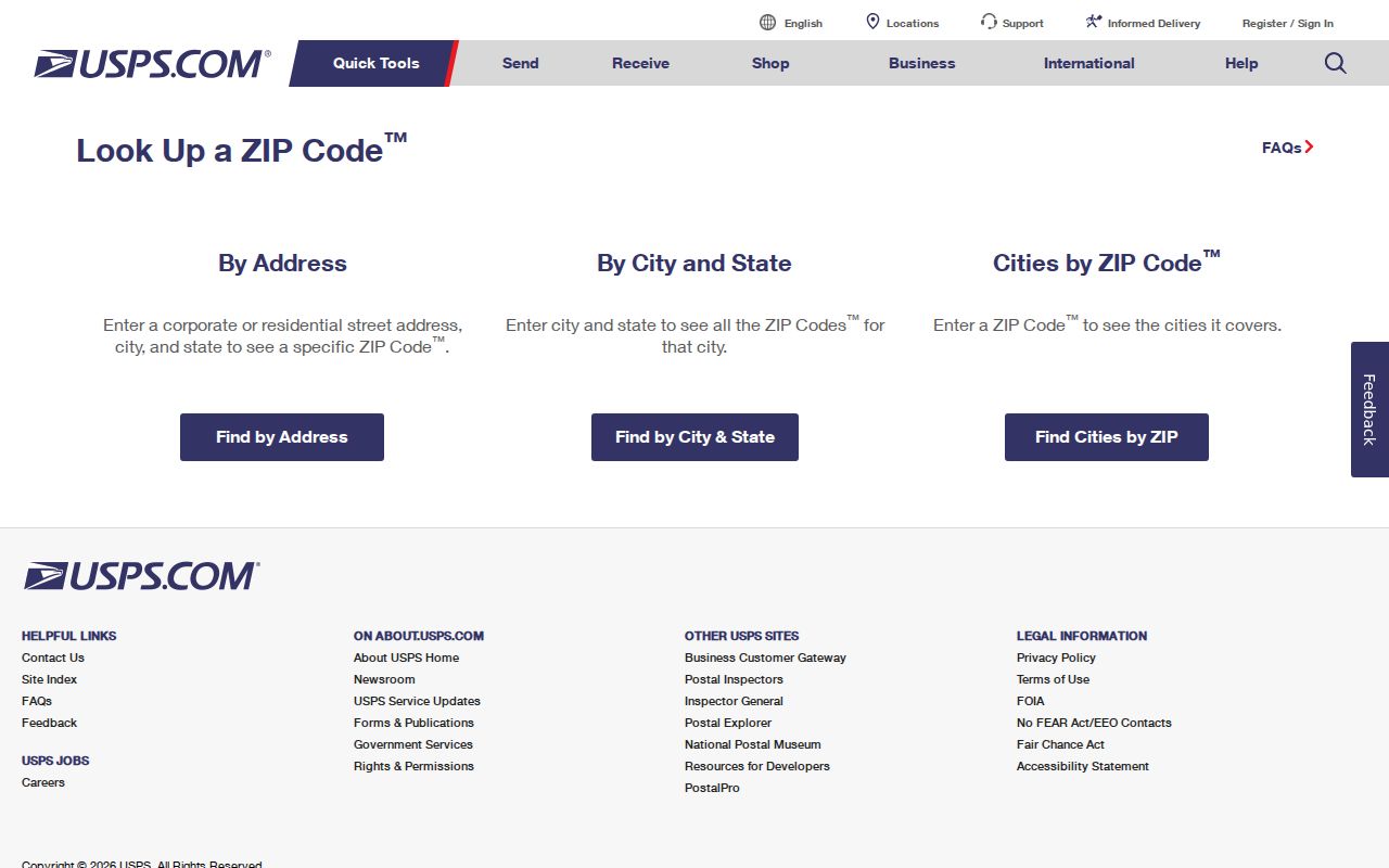 Butte County ZIP code directory USPS address-to-ZIP lookup